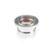 NINE BOLT ADJUSTABLE POLISHED BILLET ALUMINUM STEERING WHEEL HUB ADAPTER FOR '61-'77 FORD