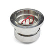 NINE BOLT ADJUSTABLE POLISHED BILLET ALUMINUM STEERING WHEEL HUB ADAPTER FOR FORD FALCON, FAIRLANE, RANCHERO