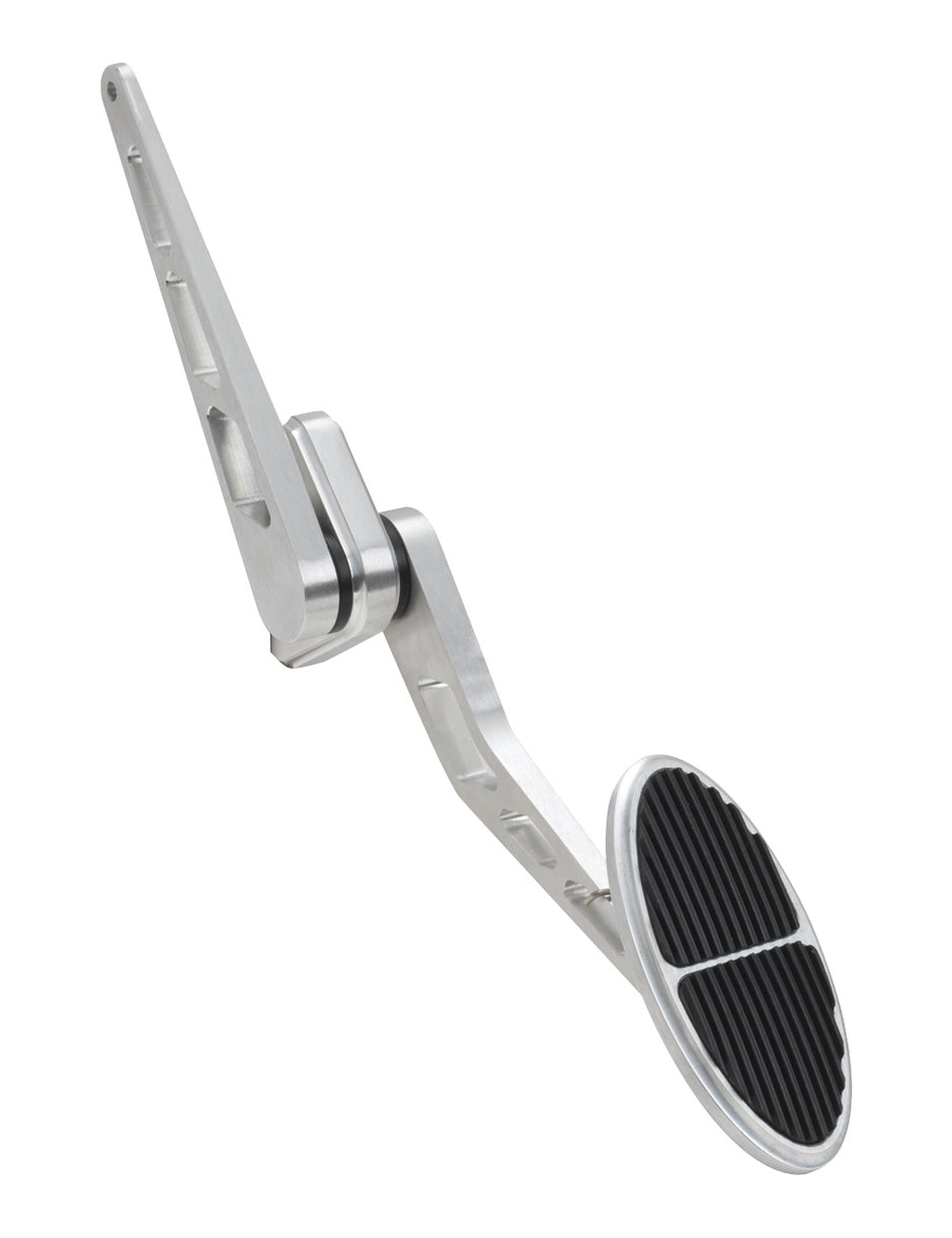 STANDARD OVAL BRUSHED THROTTLE ASSEMBLY WITH RUBBER INSERT