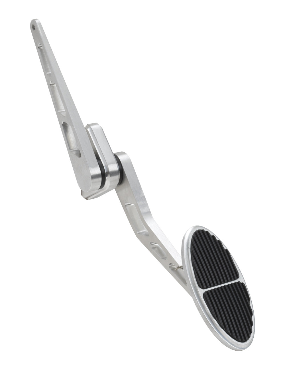 STANDARD OVAL BRUSHED THROTTLE ASSEMBLY WITH RUBBER INSERT