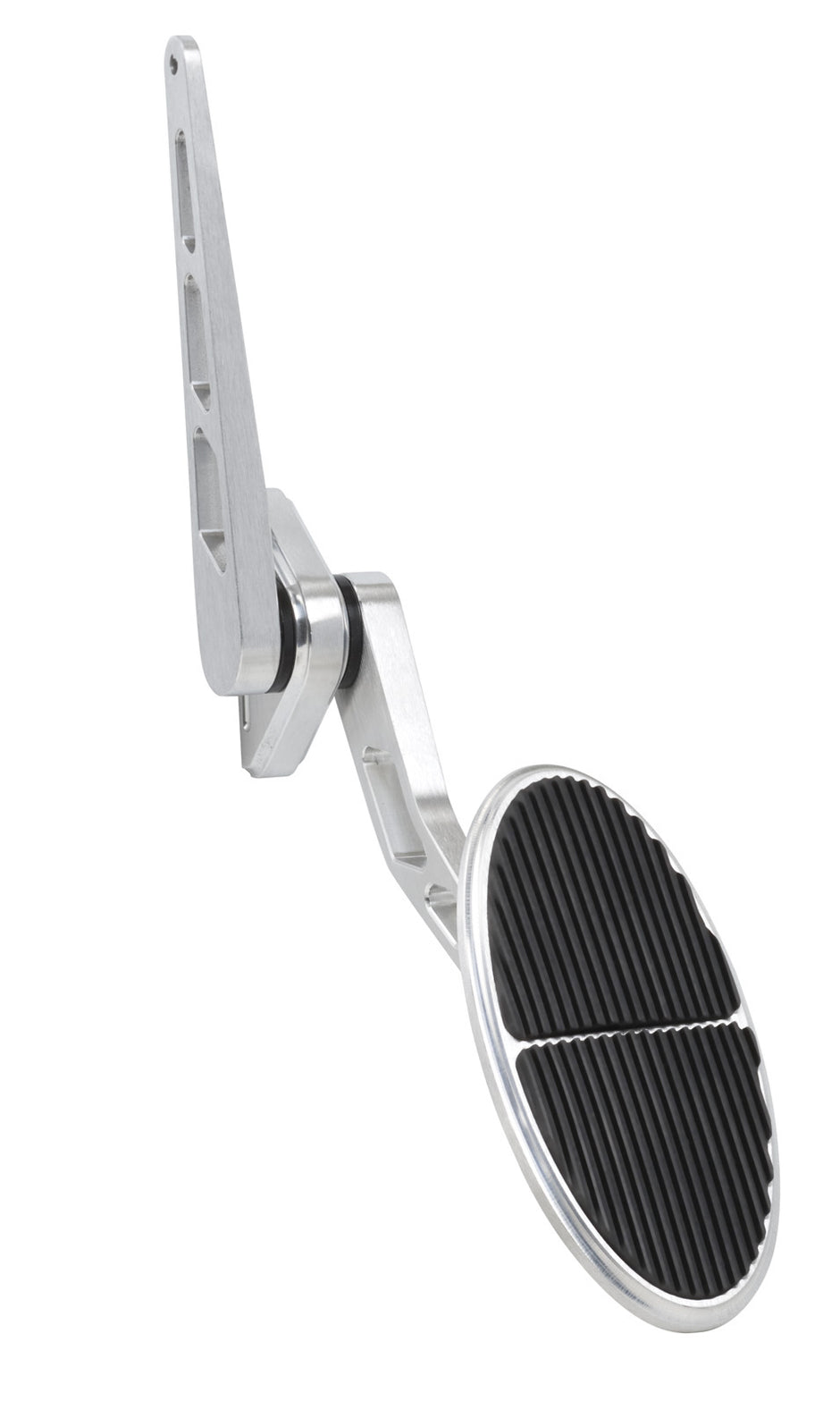 XL OVAL BRUSHED THROTTLE ASSEMBLY WITH RUBBER INSERT
