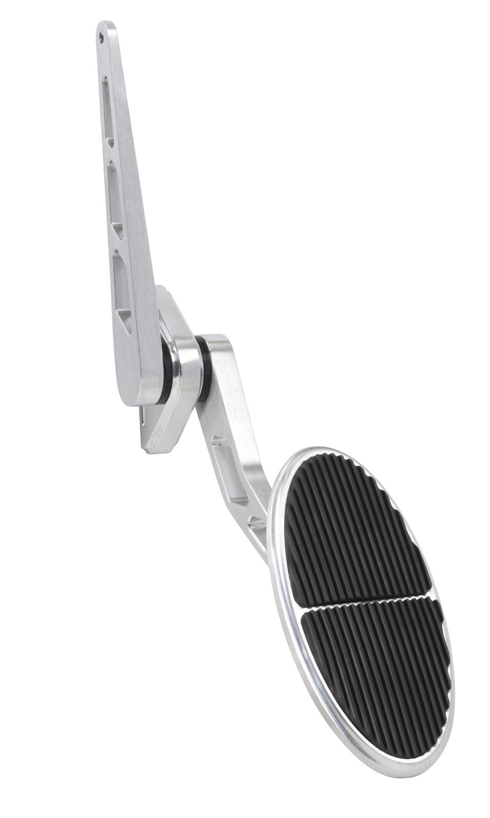 XL OVAL BRUSHED THROTTLE ASSEMBLY WITH RUBBER INSERT