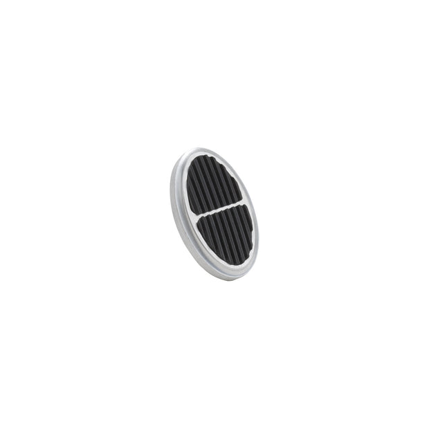 STANDARD OVAL BRUSHED DIMMER COVER WITH RUBBER INSERT