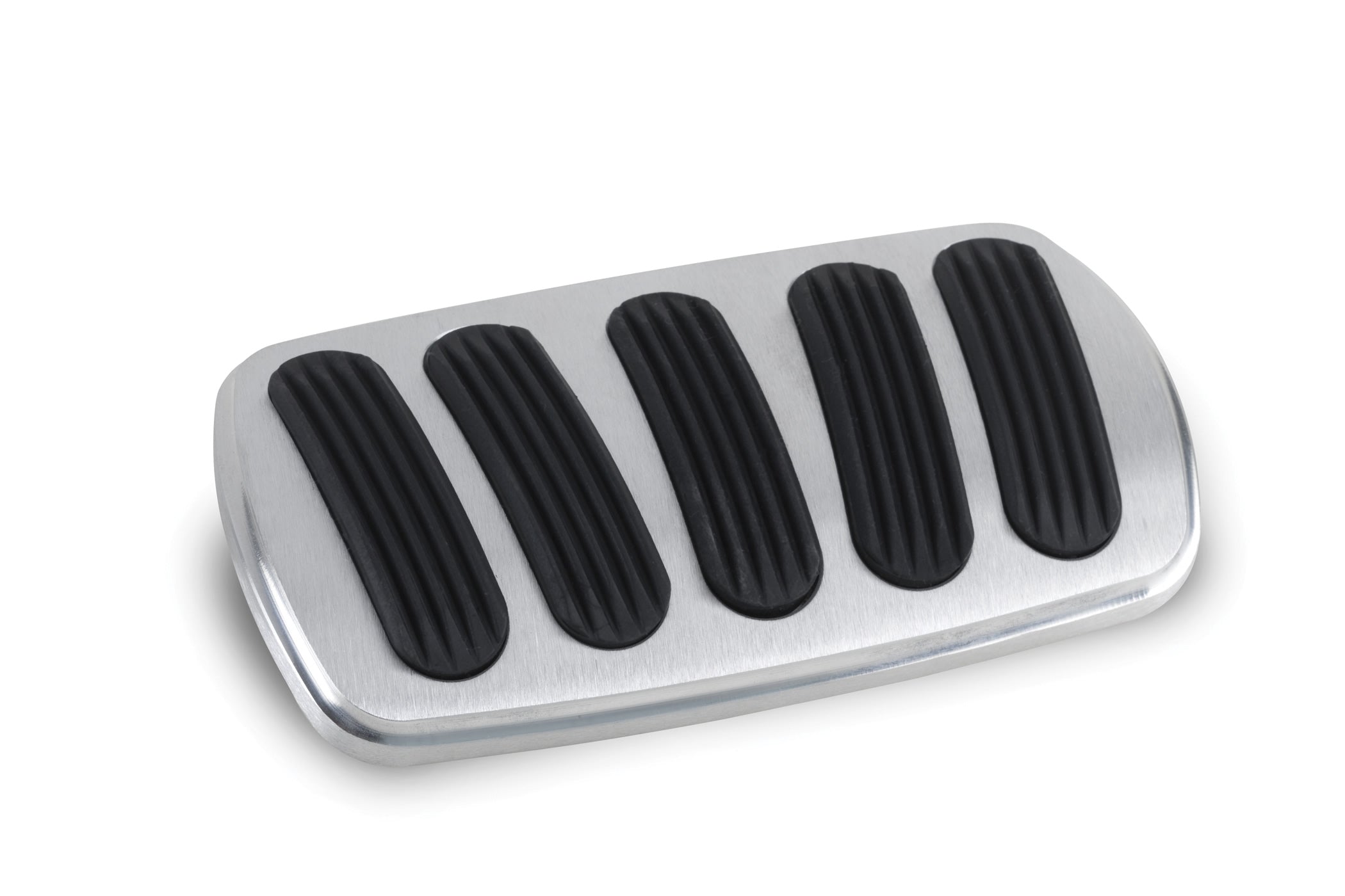 CURVED AUTO BRAKE PEDAL PAD FOR '62-'67 CHEVY II/NOVA WITH RUBBER INSERT