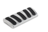 CURVED AUTO BRAKE PEDAL PAD FOR '64-'72 CHEVELLE WITH RUBBER INSERT