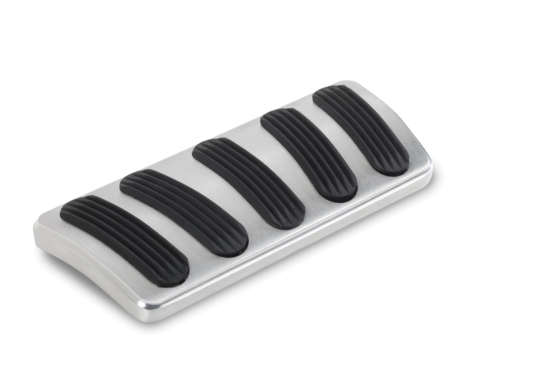 CURVED AUTO BRAKE PEDAL PAD FOR '64-'72 CHEVELLE WITH RUBBER INSERT