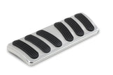 CURVED AUTO BRAKE PEDAL PAD FOR '68-'72 CHEVY II/NOVA WITH RUBBER INSERT