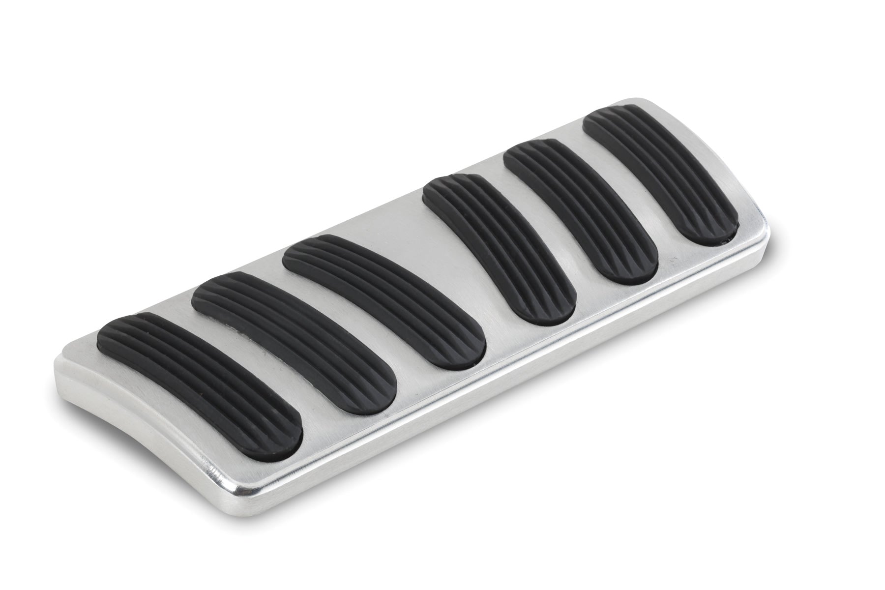 CURVED AUTO BRAKE PEDAL PAD FOR '68-'72 CHEVY II/NOVA WITH RUBBER INSERT