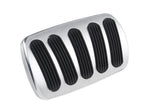 CURVED AUTO BRAKE PEDAL PAD FOR '76-'03 CHEVY TRUCK WITH RUBBER INSERT