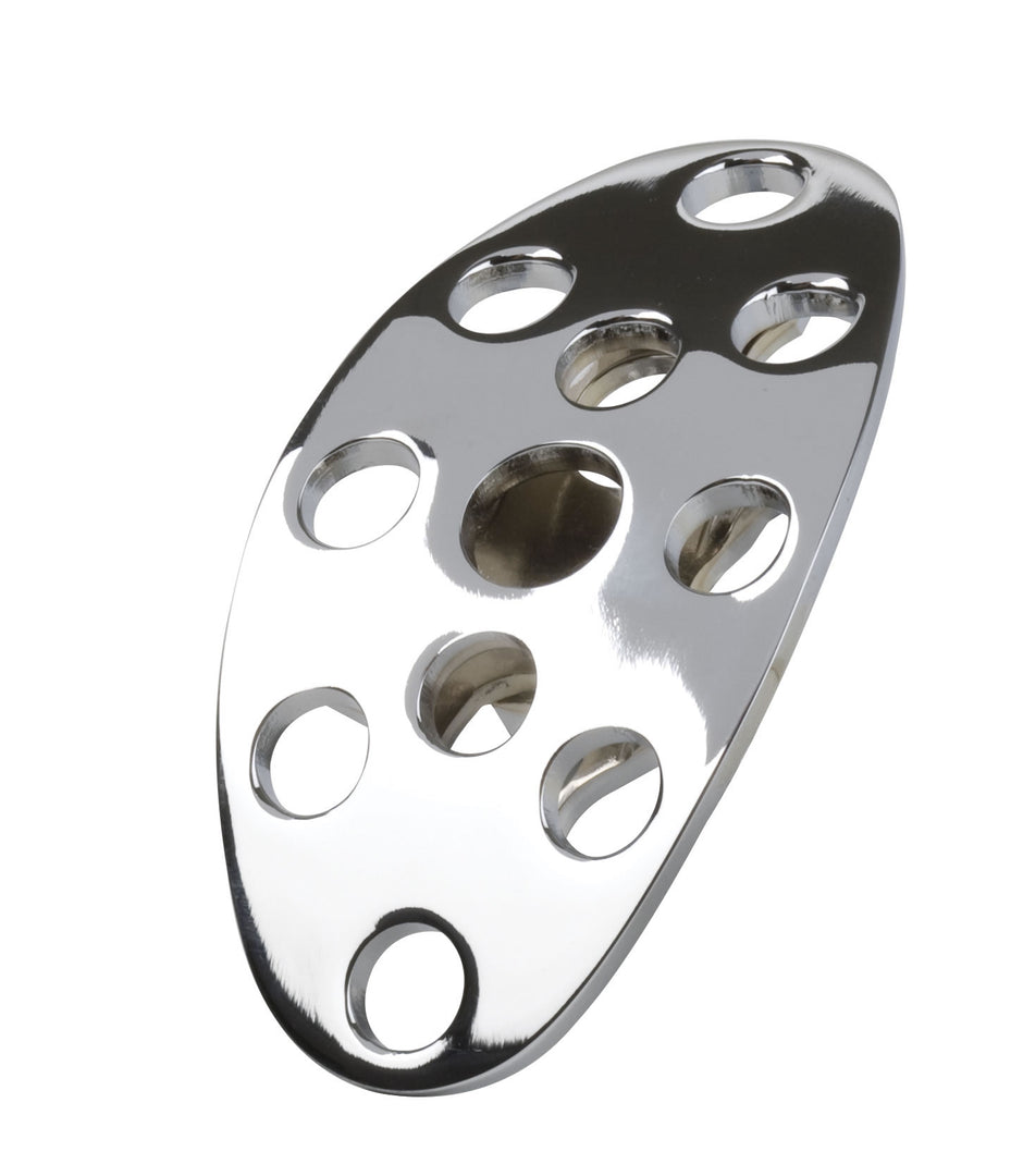 LAKESTER CHROME STEEL BRAKE/CLUTCH PEDAL PAD