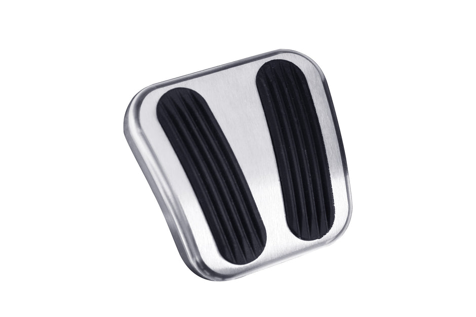CURVED E-BRAKE PEDAL PAD FOR '69-'81 CAMARO/FIREBIRD WITH RUBBER INSERT