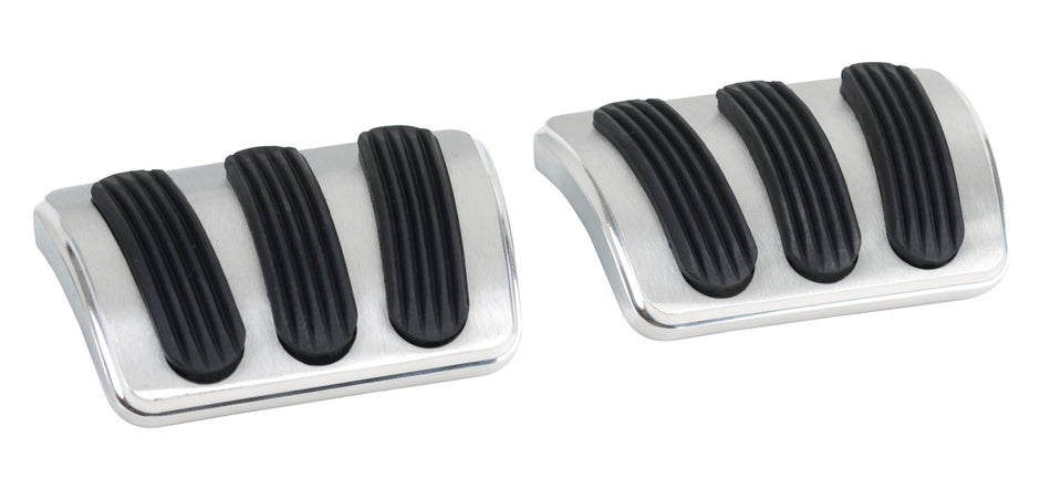 CURVED BRAKE/CLUTCH PEDAL PADS FOR '67-'76 DART/DEMON/DUSTER/VALIANT/SCAMP (PAIR)