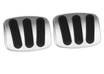 CURVED BRAKE/CLUTCH PEDAL PADS FOR '76-'77 BRONCO (PAIR)