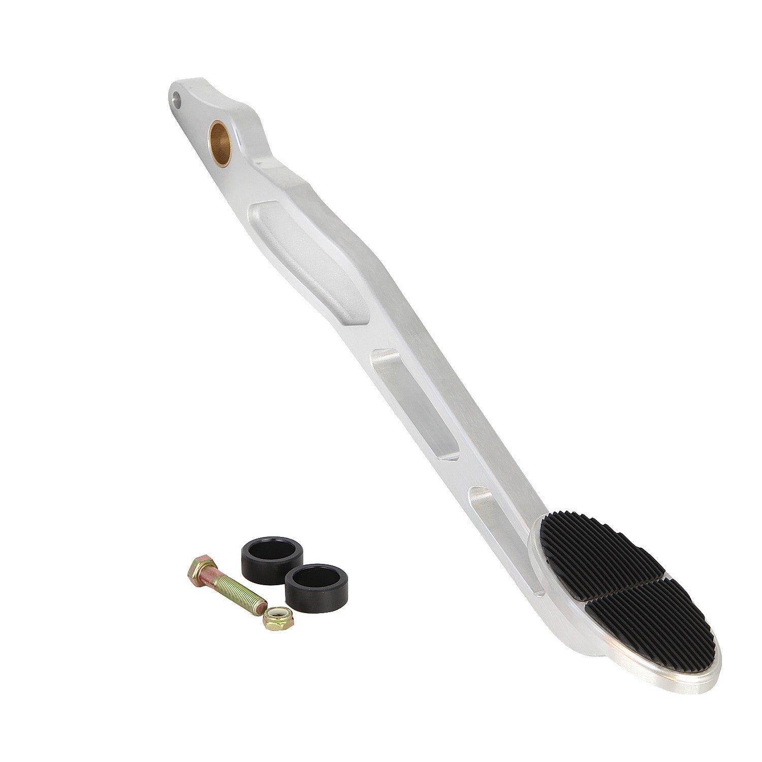 XL BRUSHED BRAKE ARM FOR KUGEL COMPONENTS REVERSE 90 DEGREE WITH OVAL PADS