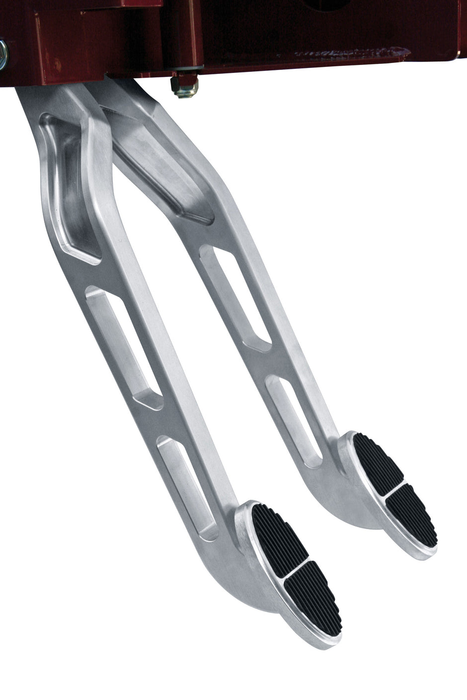 STANDARD BRUSHED BRAKE & CLUTCH ARMS FOR KUGEL COMPONENTS REVERSE 90 DEGREE WITH OVAL PADS