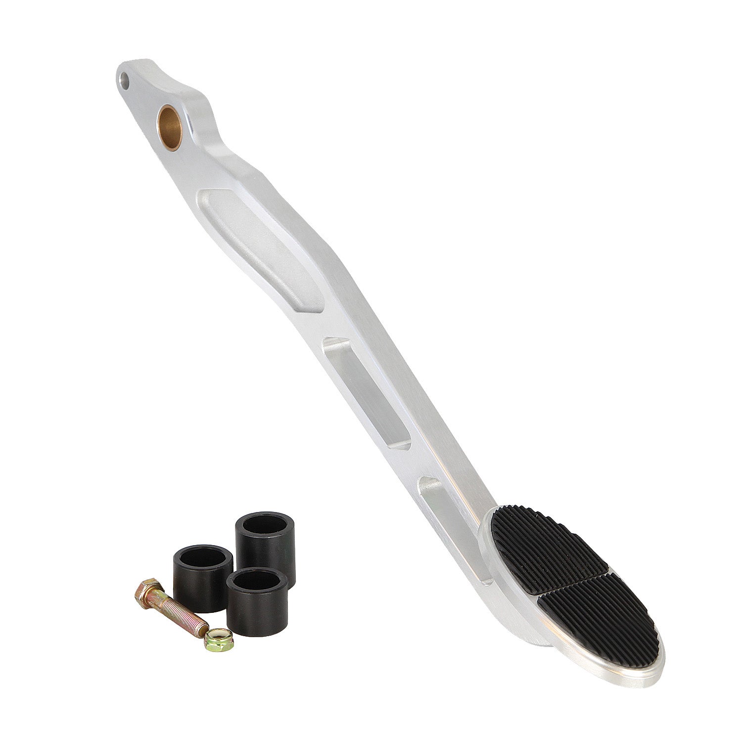 XL BRUSHED BRAKE ARM FOR KUGEL COMPONENTS 180 DEGREE WITH OVAL PADS