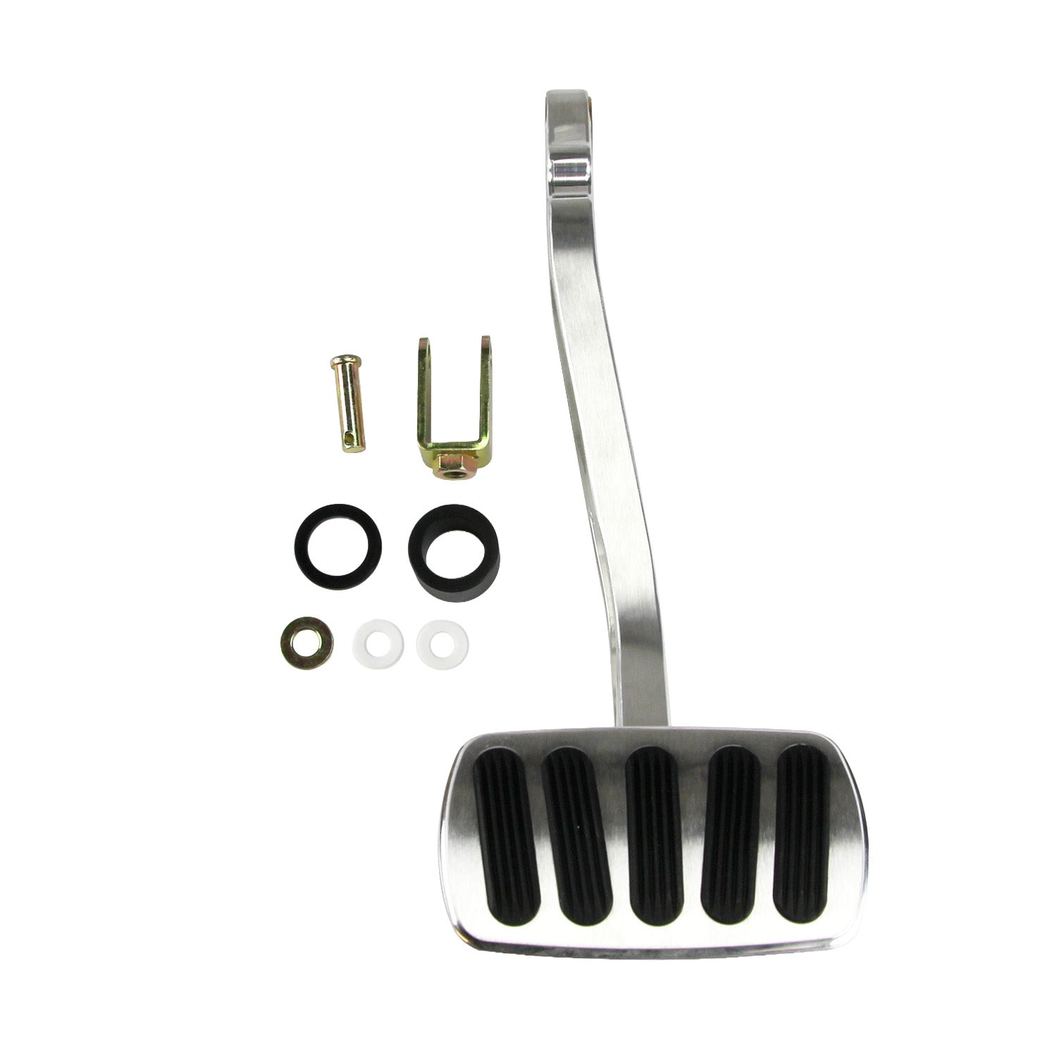 BRUSHED BRAKE ARM FOR '55-57 CHEVY WITH XL AUTO BRAKE PEDAL PAD