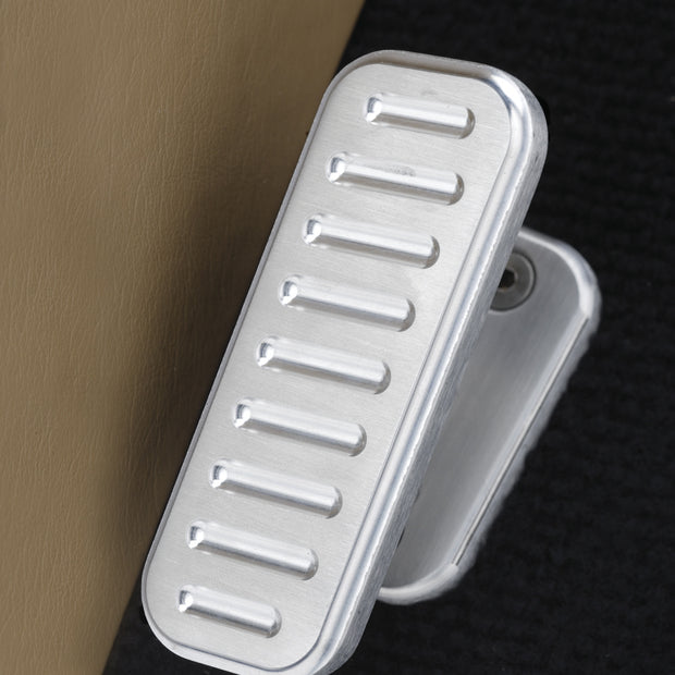 BRUSHED FOOT REST WITH BALL MILL