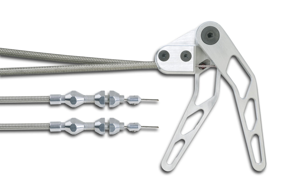 HI-TECH STAINLESS COMBINATION HOOD & TRUNK CABLE KIT FOR RIGHT HAND DRIVE
