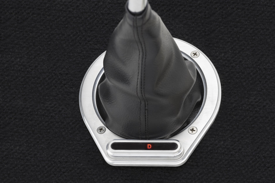 ROUND BRUSHED BOOT INDICATOR FOR 350/400/200/C4/C6/727/904/518 WITH HORIZONTAL DISPLAY