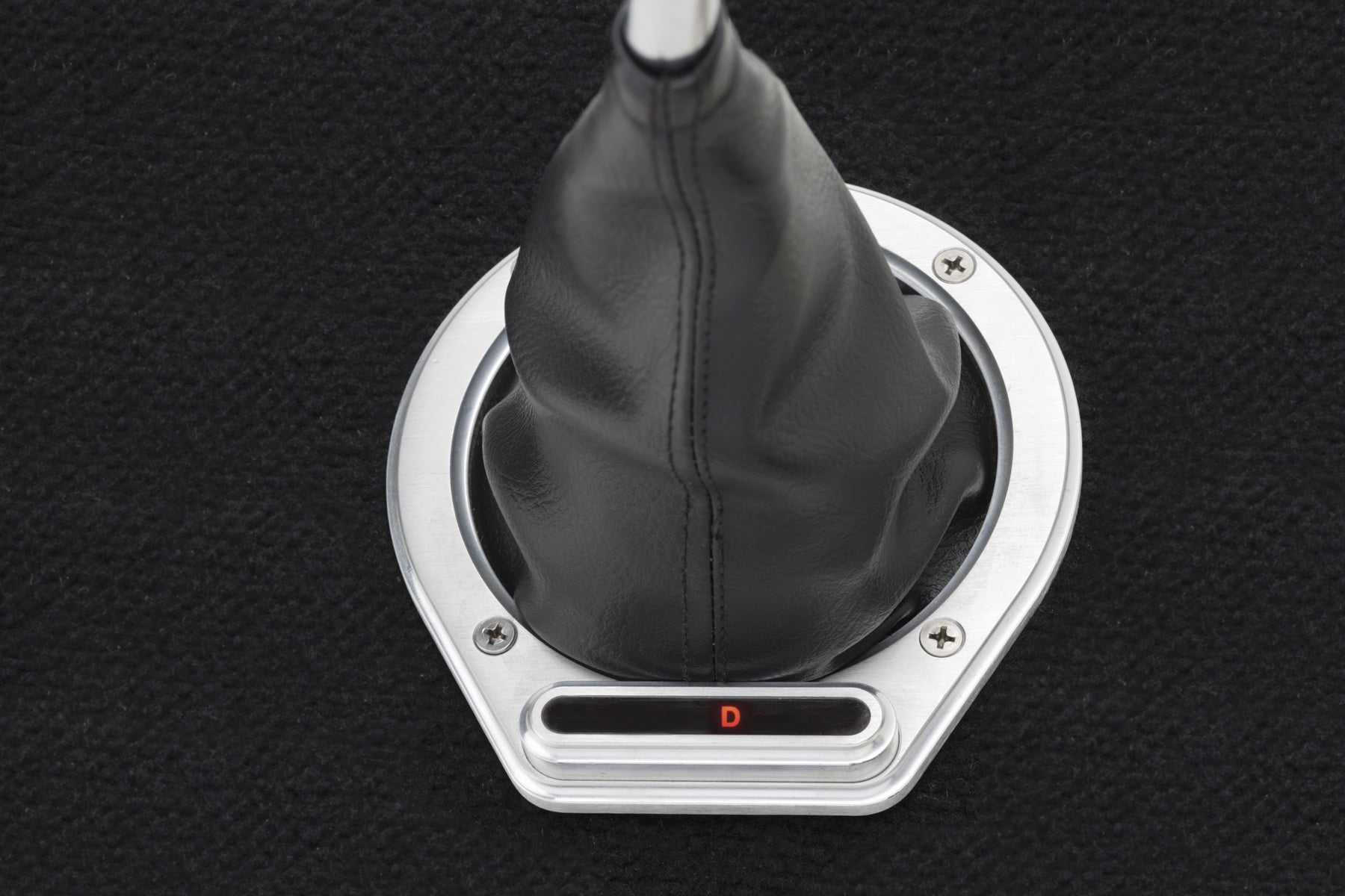 ROUND BRUSHED BOOT INDICATOR FOR 350/400/200/C4/C6/727/904/518 WITH HORIZONTAL DISPLAY