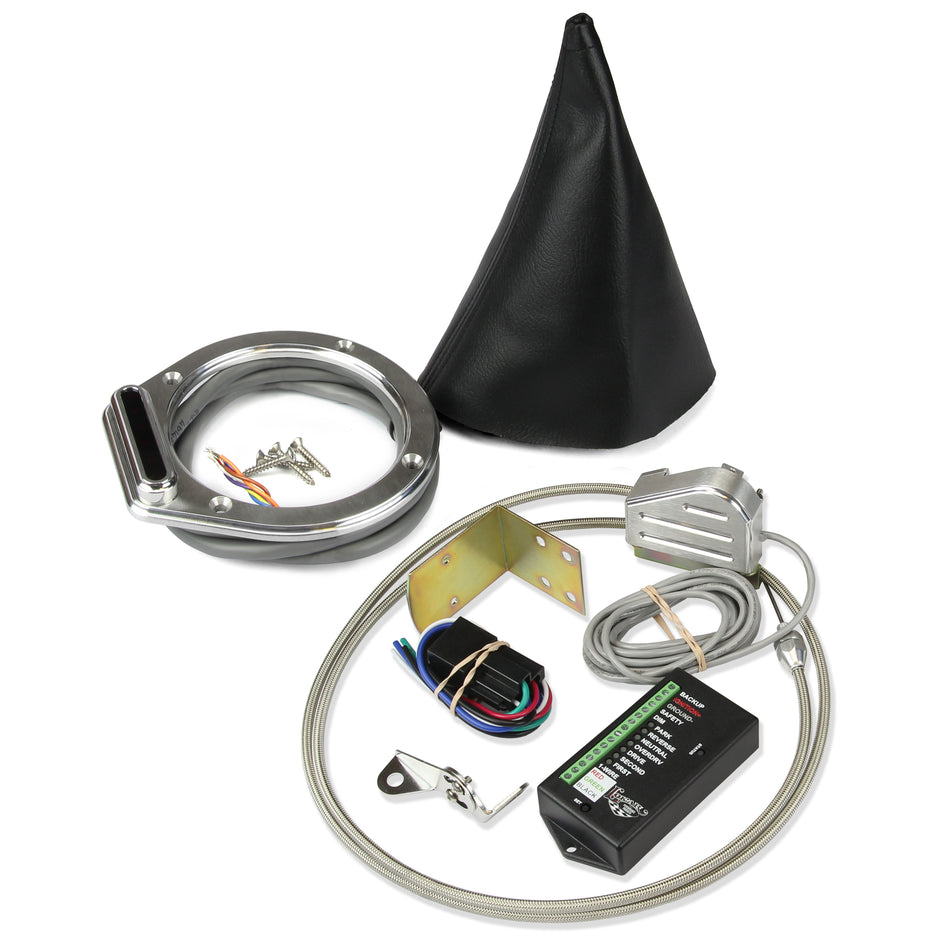 ROUND BRUSHED BOOT INDICATOR FOR C4/C6 WITH VERTICAL DISPLAY & SENSOR KIT