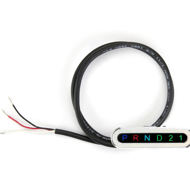 BRUSHED DASH INDICATOR FOR 350/400/200/C4/C6/727/904/518 WITH HORIZONTAL DISPLAY
