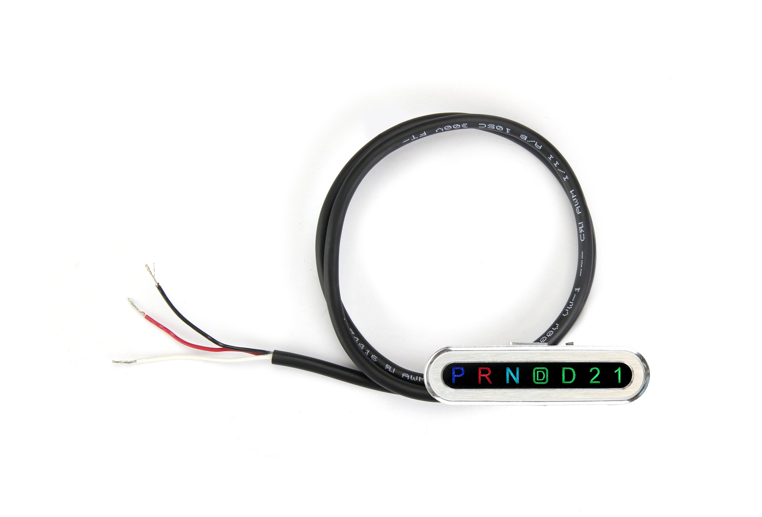 BRUSHED DASH INDICATOR FOR 700/200R/4L60/4L60E/4L80E WITH HORIZONTAL DISPLAY