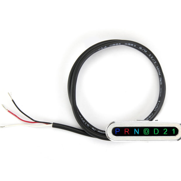 BRUSHED DASH INDICATOR FOR 700/200R/4L60/4L60E/4L80E WITH HORIZONTAL DISPLAY
