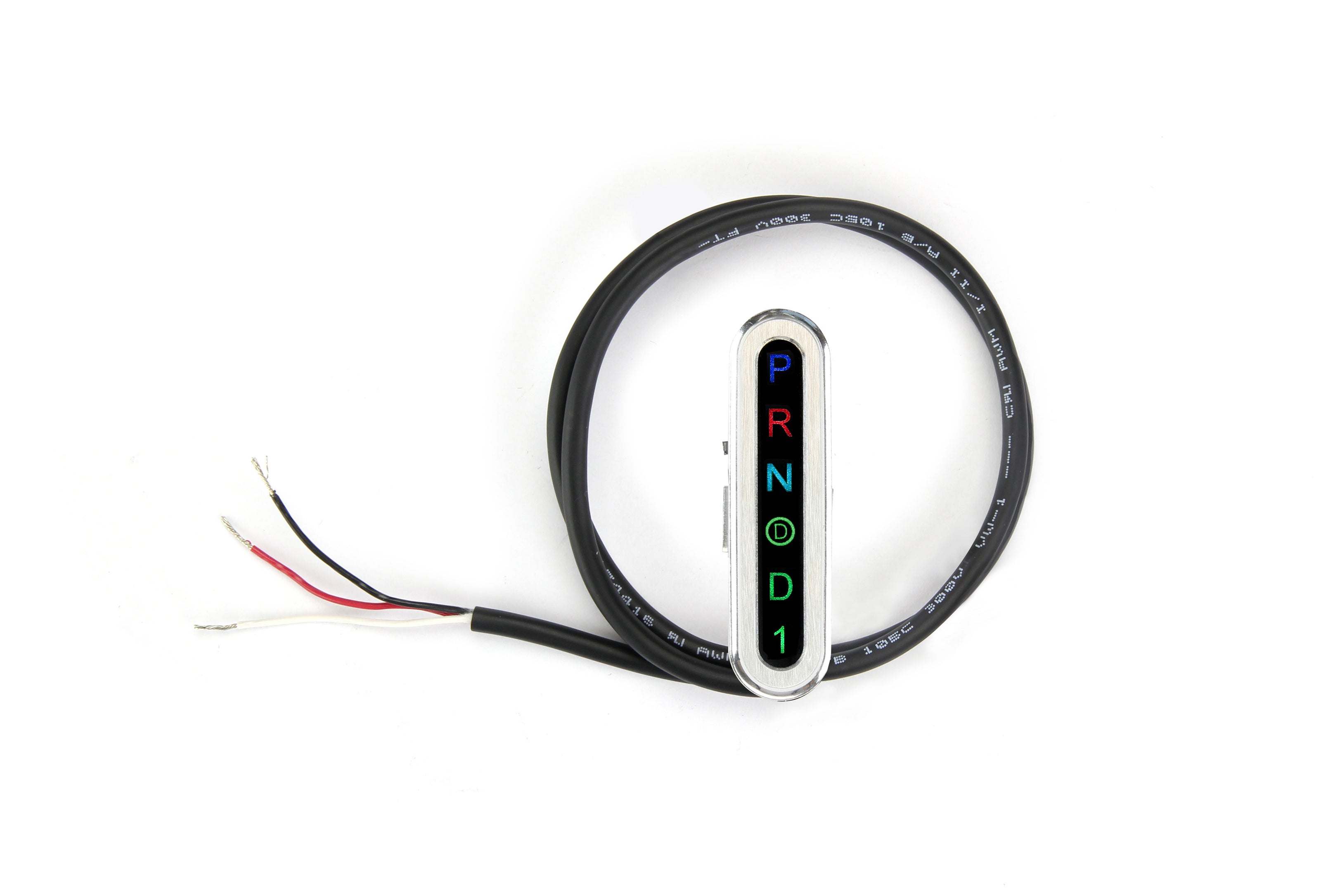 BRUSHED DASH INDICATOR FOR AOD/4R70W/AODE WITH VERTICAL DISPLAY