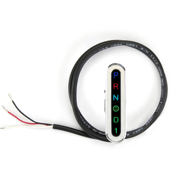 BRUSHED DASH INDICATOR FOR AOD/4R70W/AODE WITH VERTICAL DISPLAY