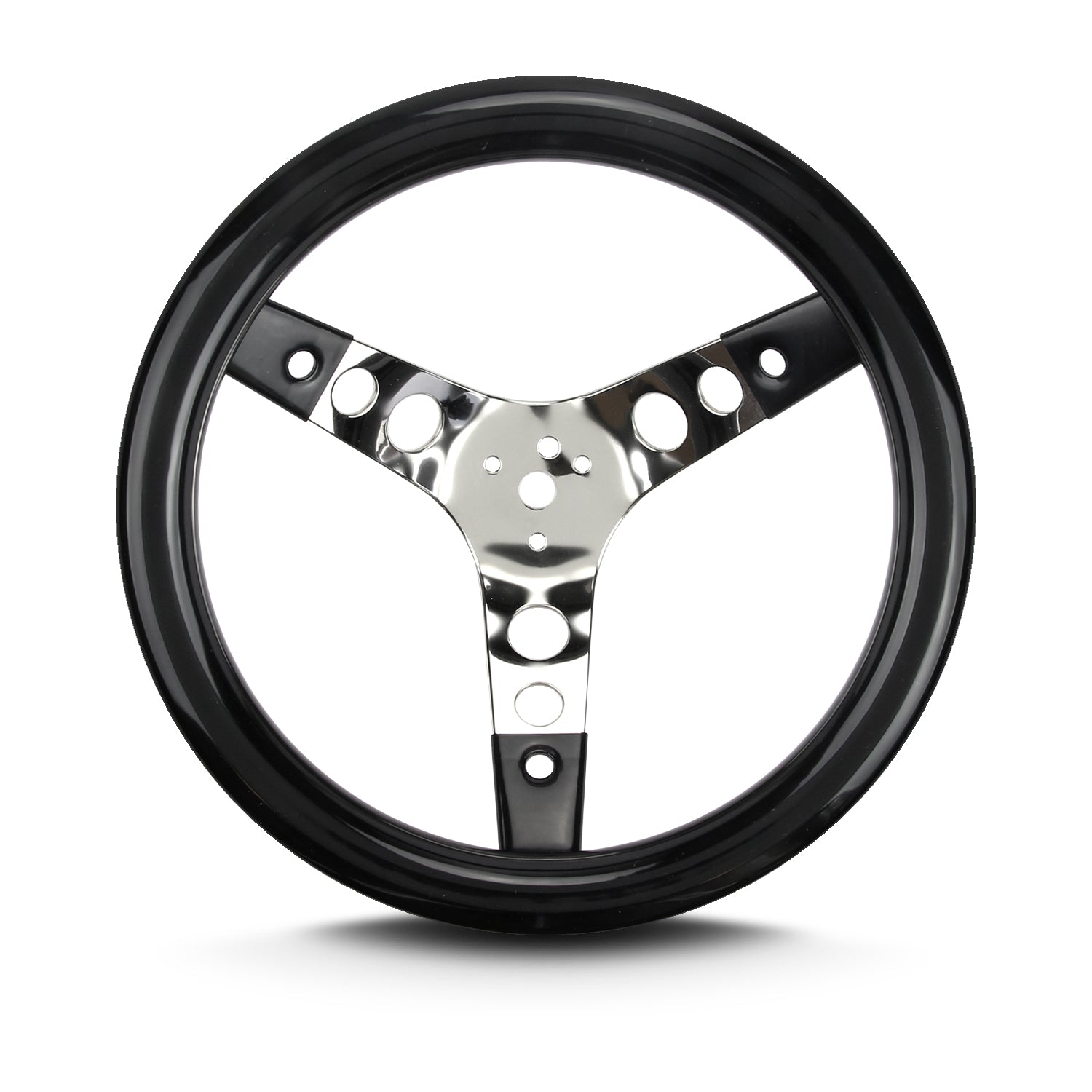COVICO POLISHED STAINLESS 3 SPOKE, CLASSIC 3 HOLE, DEEP 4.75