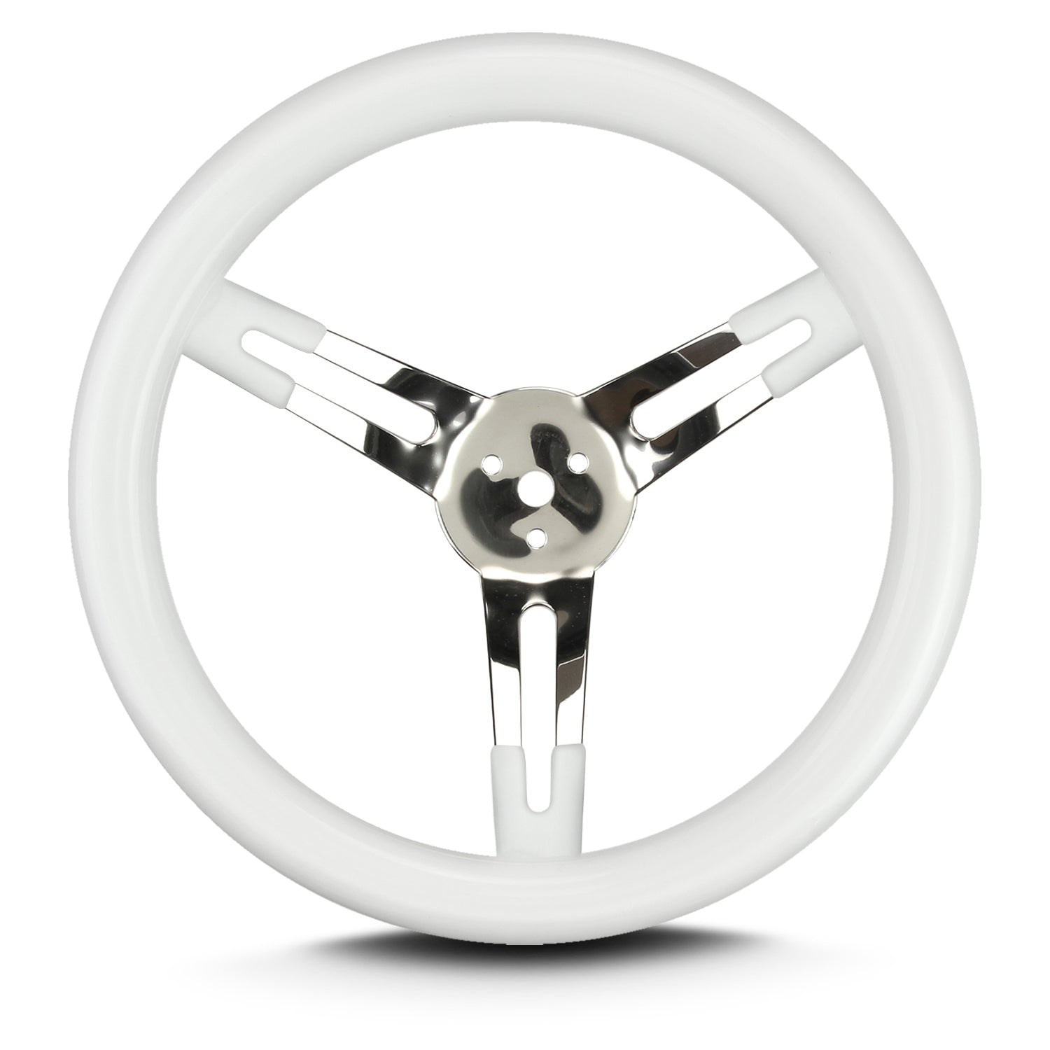COVICO POLISHED STAINLESS 3 SPOKE, SLOTTED, DEEP 4.75