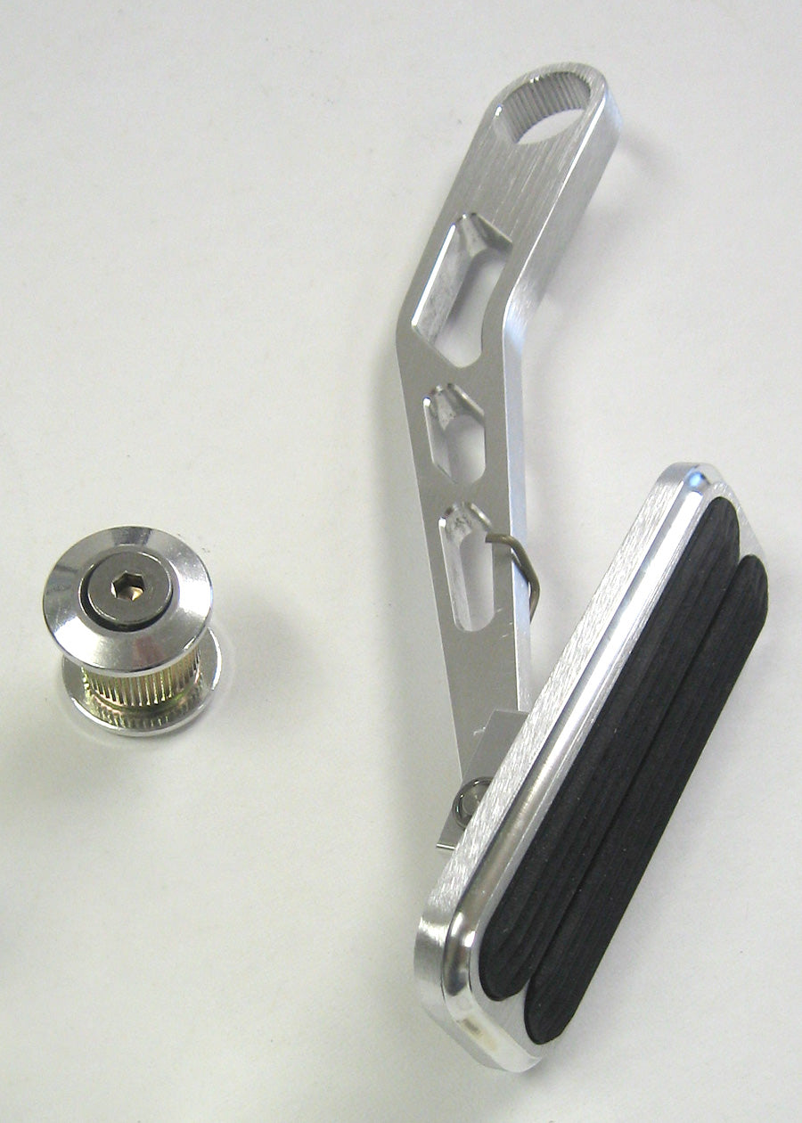 THROTTLE PEDAL FOR LOKAR DRIVE-BY-WIRE WITH RUBBER INSERT