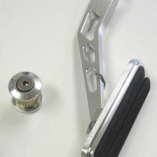 THROTTLE PEDAL FOR LOKAR DRIVE-BY-WIRE WITH RUBBER INSERT