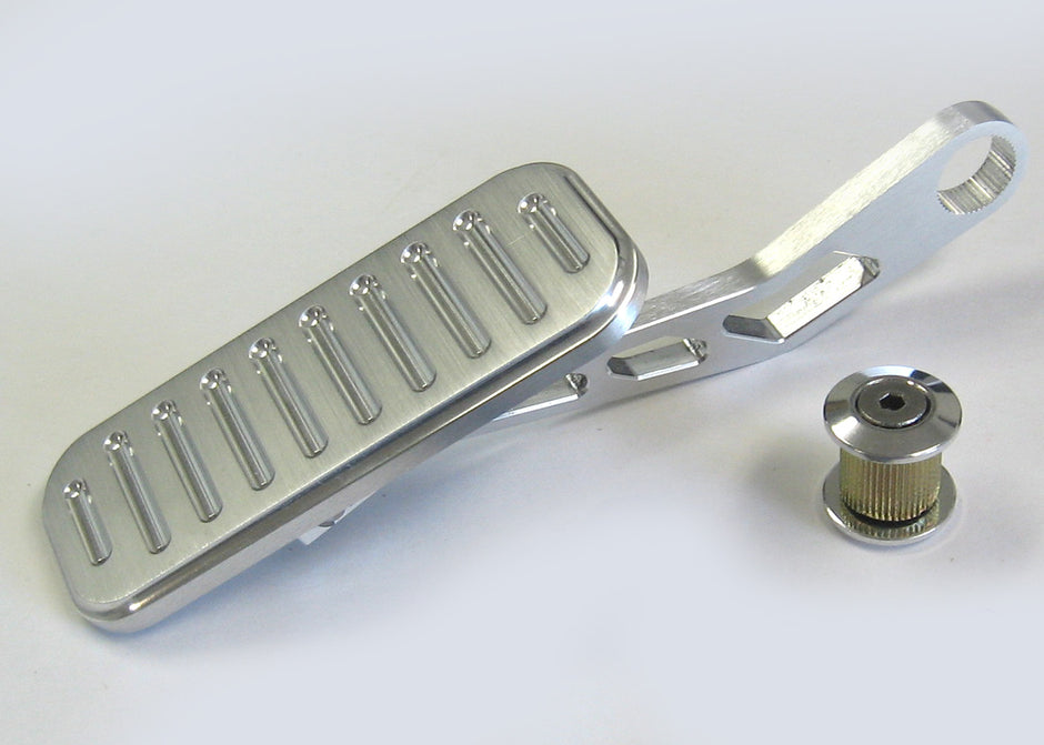 XL THROTTLE PEDAL FOR LOKAR DRIVE-BY-WIRE WITH BALL MILL