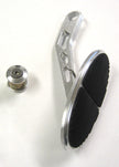 XL OVAL THROTTLE PEDAL FOR LOKAR DRIVE-BY-WIRE WITH RUBBER INSERT