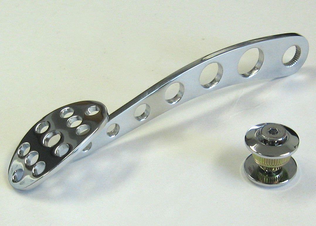 LAKESTER CHROME STEEL THROTTLE PEDAL FOR LOKAR DRIVE-BY-WIRE