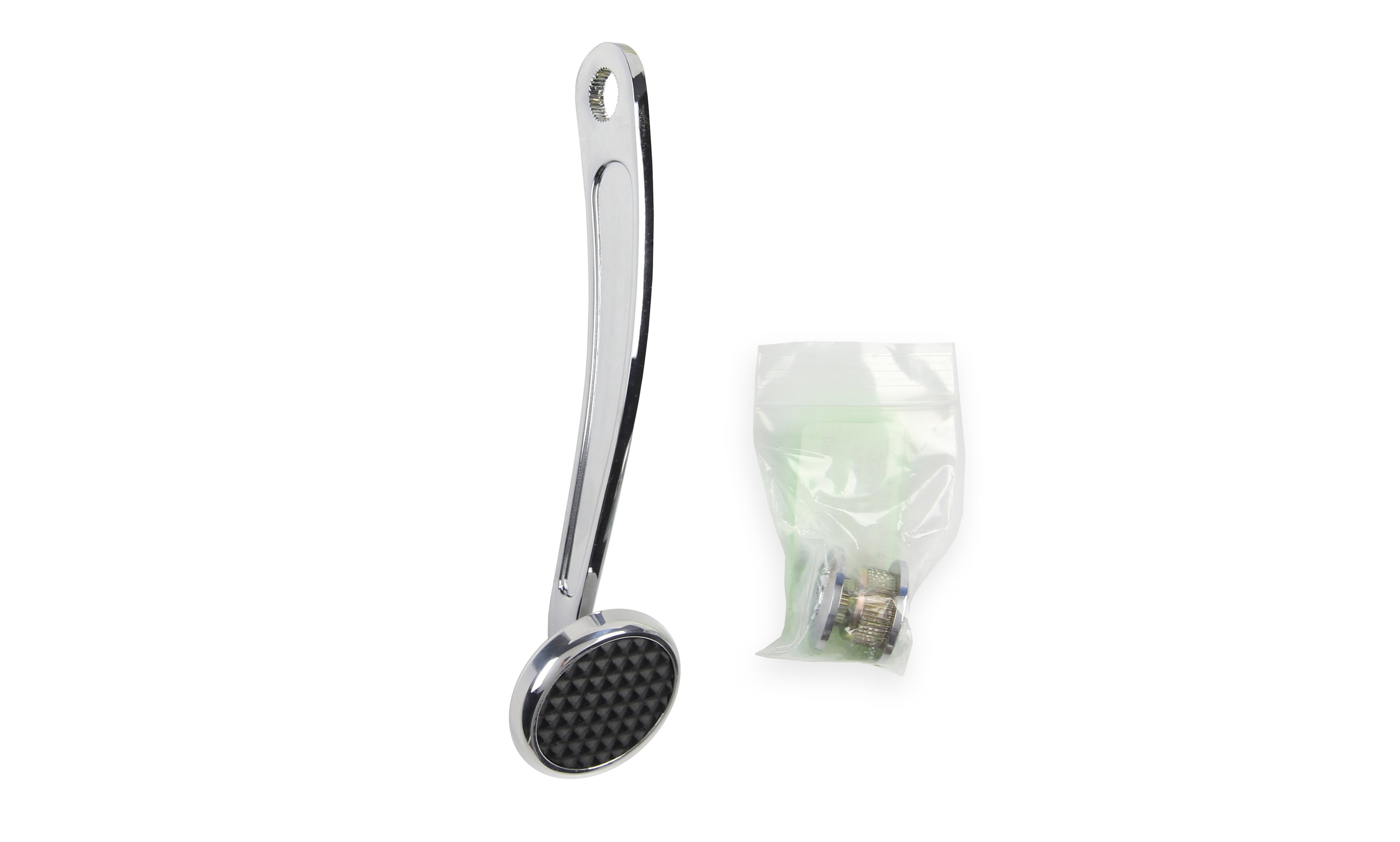 GOOLSBY EDITION CHROME STEEL THROTTLE PEDAL FOR LOKAR DRIVE-BY-WIRE