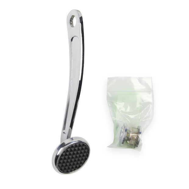 GOOLSBY EDITION CHROME STEEL THROTTLE PEDAL FOR LOKAR DRIVE-BY-WIRE