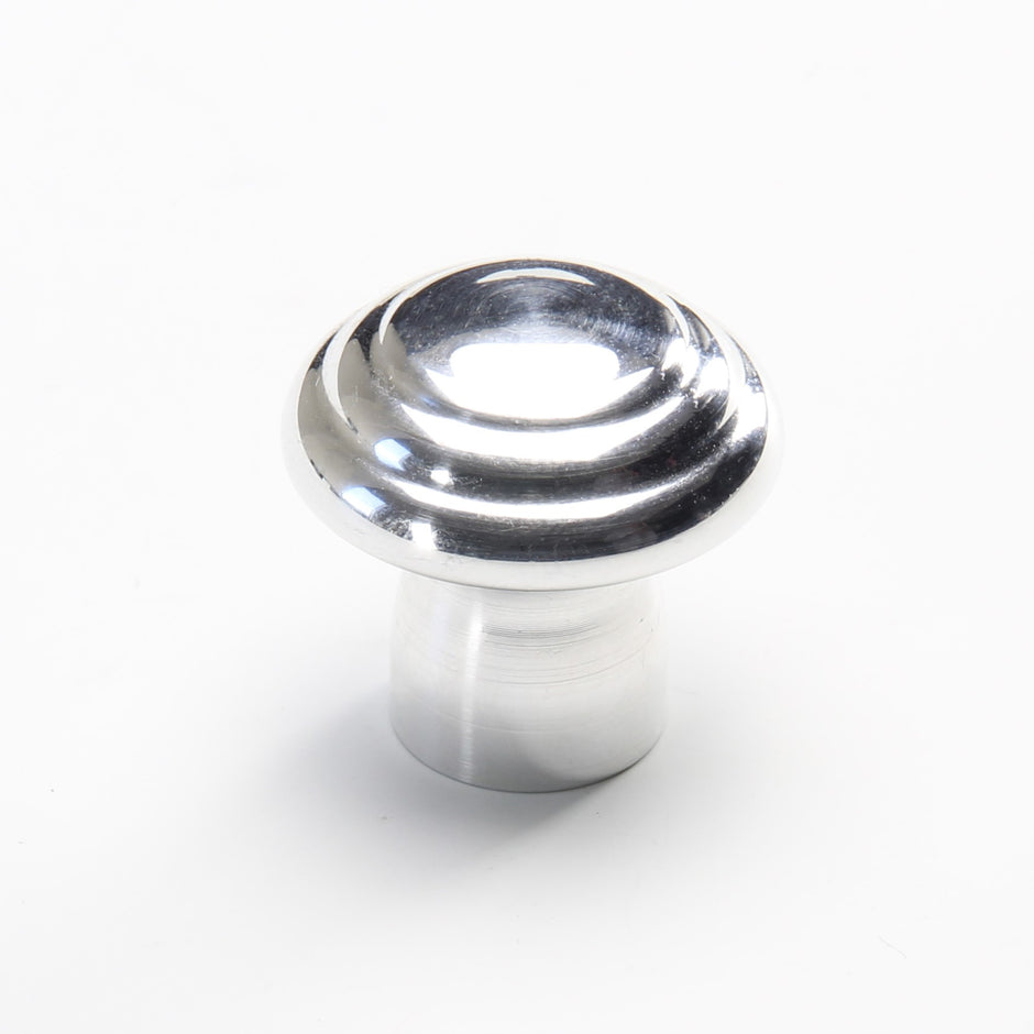 DASH KNOB - LUCILLE - 3/16" HOLE - CHROME