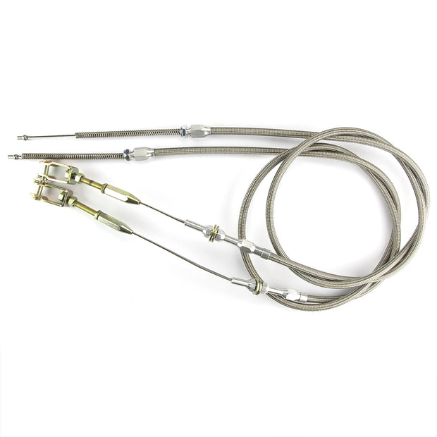 48" HI-TECH STAINLESS REAR BRAKE CABLES FOR '42-'54 CHEVY