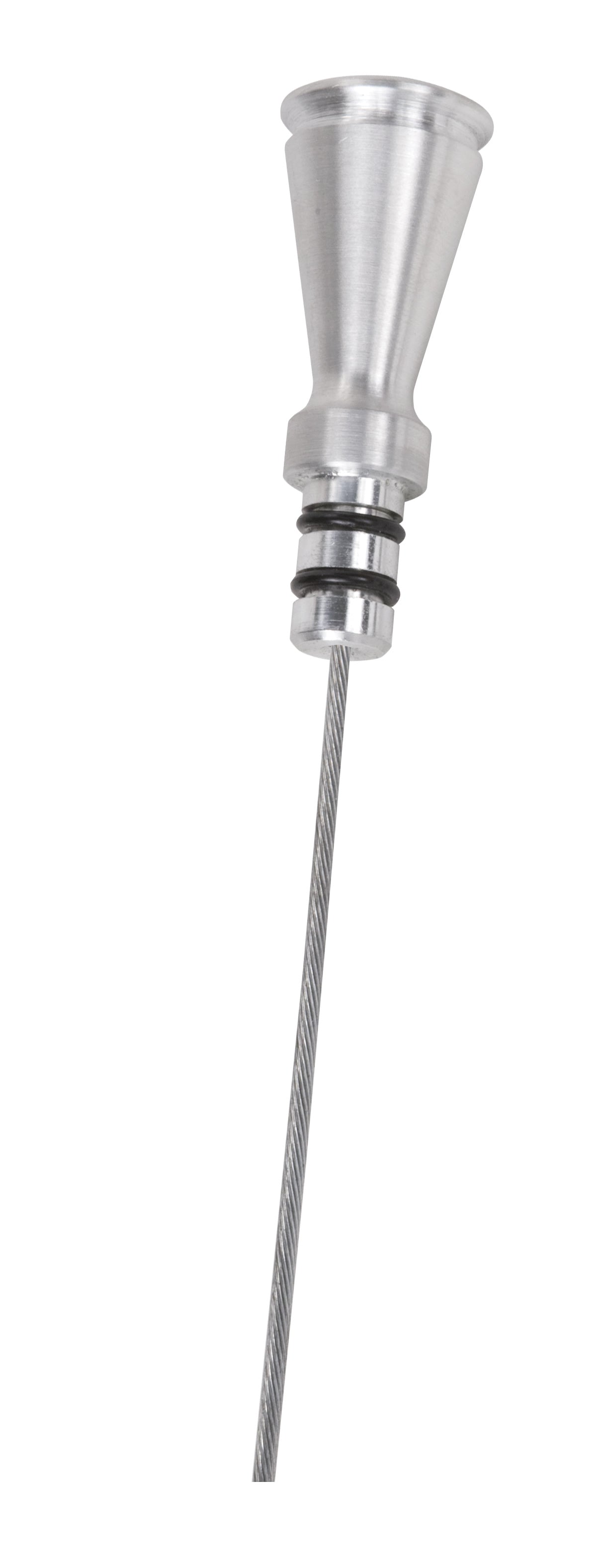 HI-TECH FLEXIBLE STAINLESS ENGINE DIPSTICK 1979 & LATER CHEVY SMALL BLOCK NO UPPER TUBE