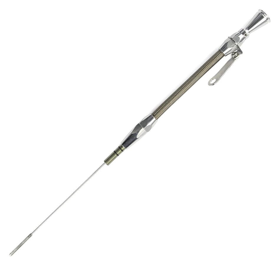 HI-TECH FLEXIBLE STAINLESS ENGINE DIPSTICK EARLY FORD 289/302 THROUGH TIMING CHAIN COVER