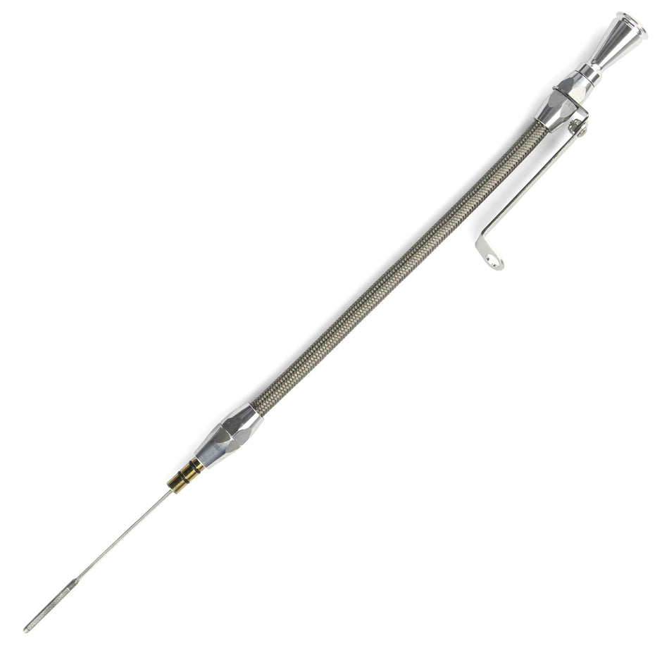 HI-TECH FLEXIBLE STAINLESS ENGINE DIPSTICK BIG BLOCK MOPAR FRONT SUMP