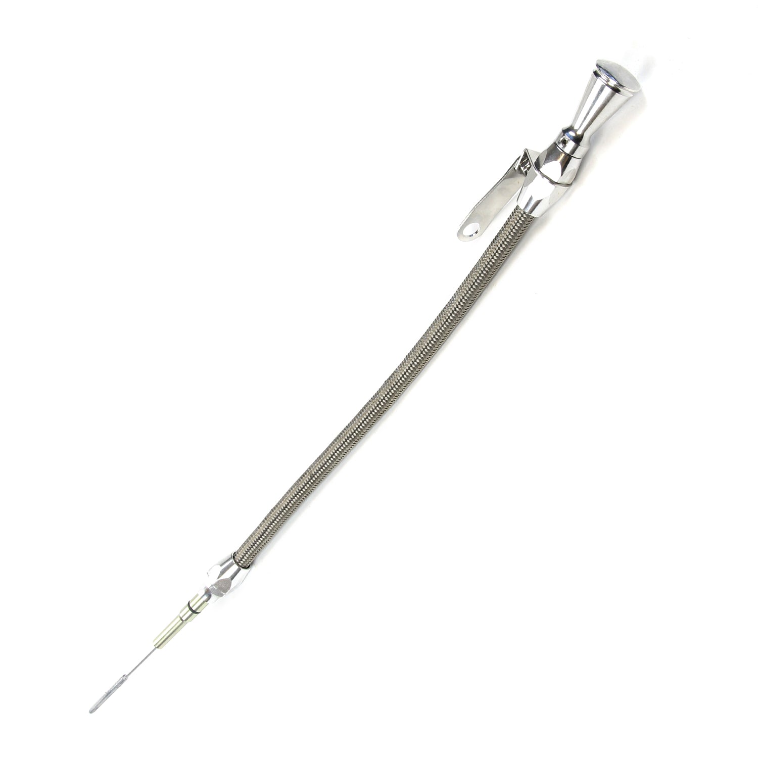 DIPSTICK, HIGH TECH, ENGINE OIL, GEN 4 LS CAR, 6.2 LSA CAMARO, PASS SIDE, BRITE