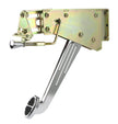 UNDER-THE-DASH CHROME EMERGENCY FOOT BRAKE WITH SOLID ARM AND OVAL PAD