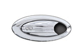 ELLIPTICAL BEZEL DOOR HANDLES - RIBBED