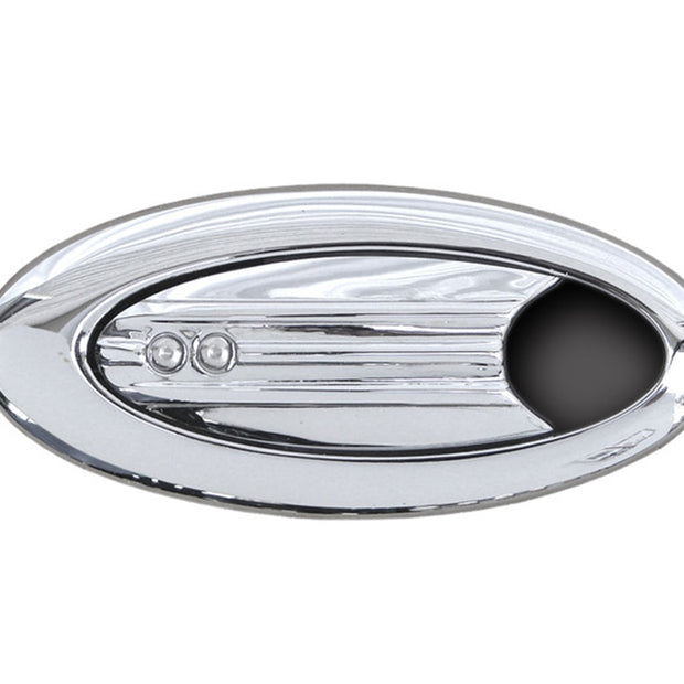 ELLIPTICAL BEZEL DOOR HANDLES - RIBBED