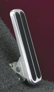 ELIMINATOR FLOOR MOUNT BRUSHED THROTTLE ASSEMBLY WITH RUBBER INSERT